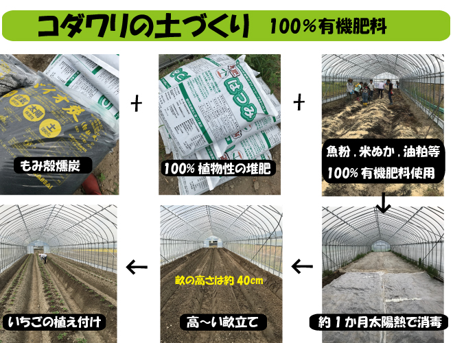 コダワリの土づくり